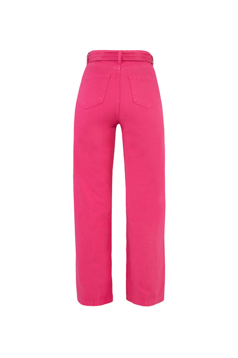 High Waist Flared Trousers